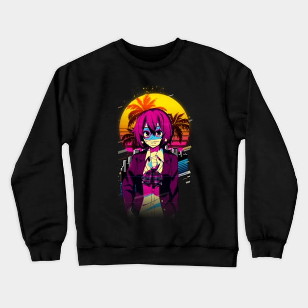 Undead Melodies in Zombieland Fan Fashion for Music Enthusiasts Crewneck Sweatshirt by Lovecraftian